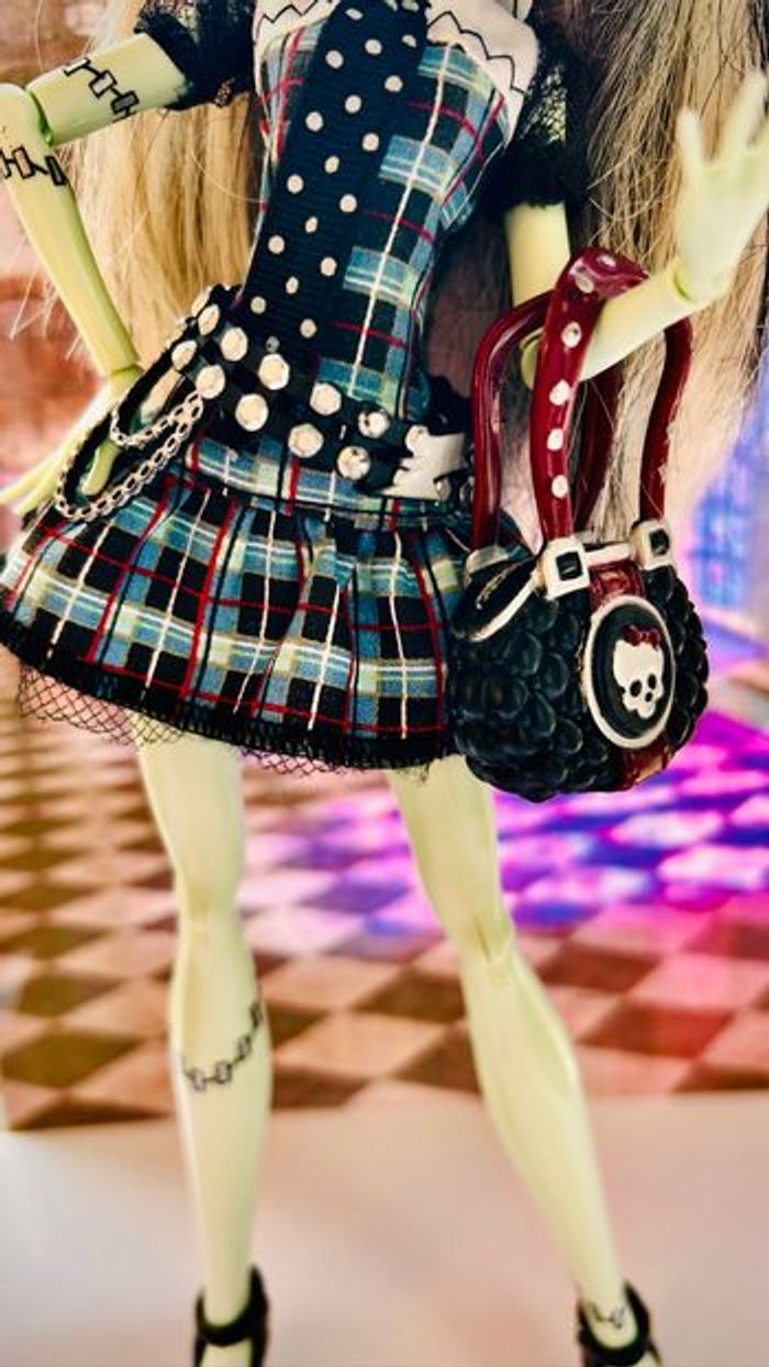 Monster High Frankie Stein First Wave Original Ghouls poupée sans animal de compagnie Watzit Mattel 2008 - photo numéro 6