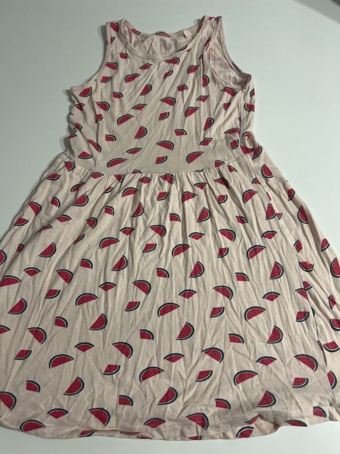 Robe pastèque 8 ans