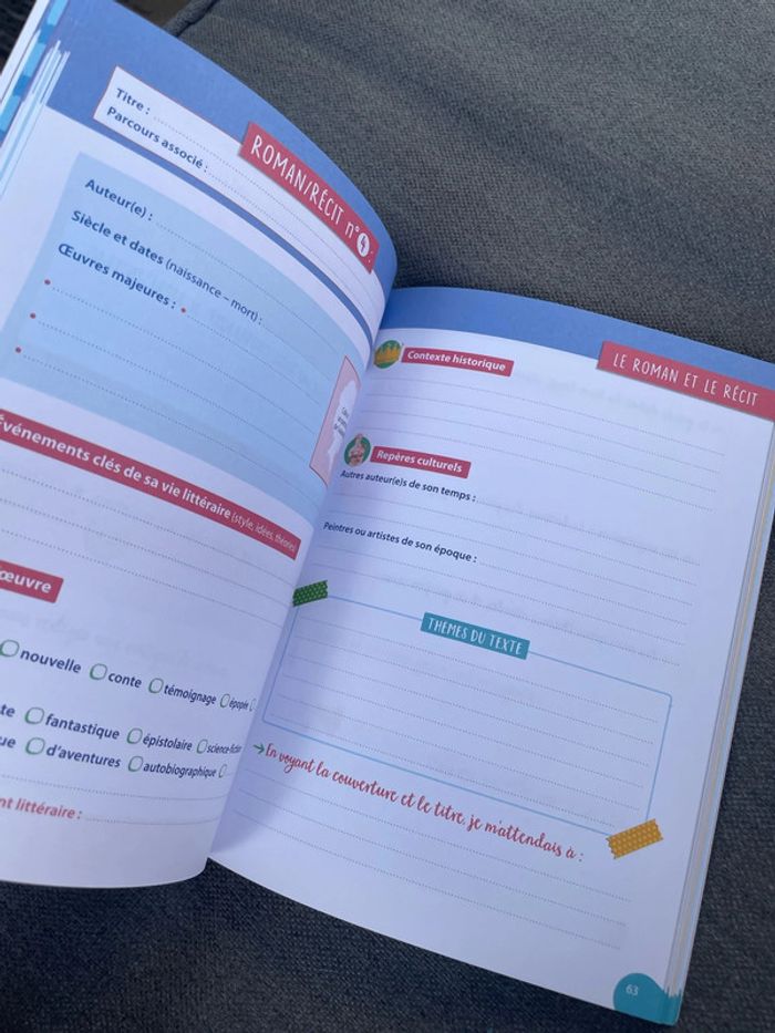 Mon carnet de lecture bac 1 ère seconde œuvre français - photo numéro 3