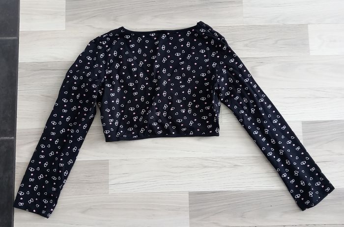 Cardigan court imprimé Influx taille M - photo numéro 6