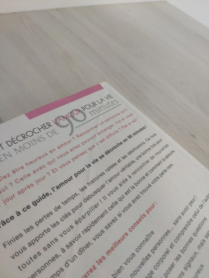 Livre comment décrocher amour pour la vie en moins de 90 minutes Boothman - photo numéro 13