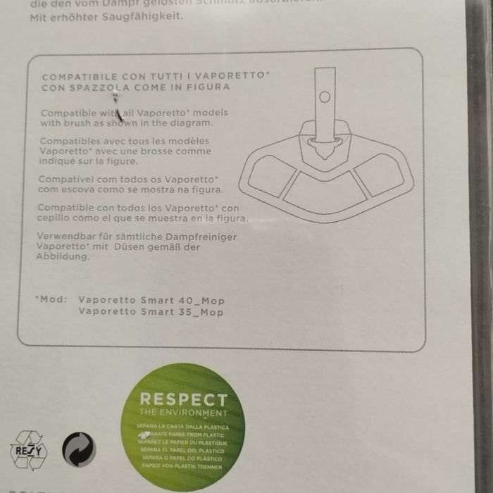 Lot de 2 serpillières microfibre vaporetto neuf - photo numéro 3