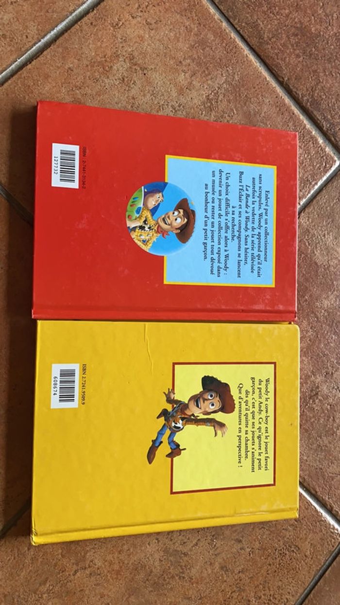 lot de 2 livres toy story - photo numéro 3