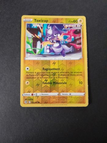 Carte Pokémon Toxizap Reverse 106/264