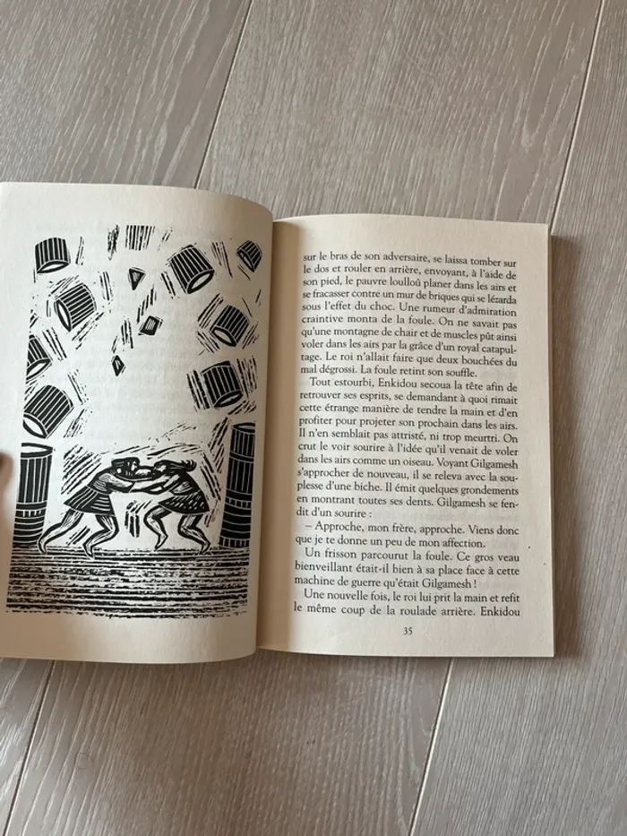 Livre l’épopée de Gilgamesh Pierre Marie Beaude folio junior - photo numéro 2