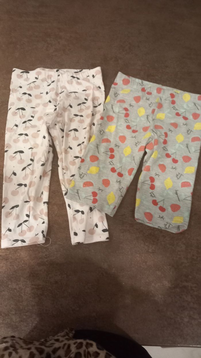 Lot 2 shorts leggings orchestra