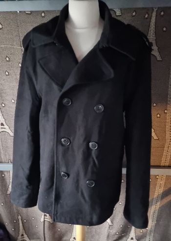 Caban noir taille L