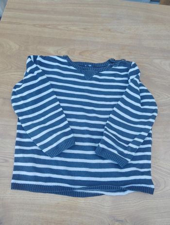 Pull marinière Kiabi 36 mois