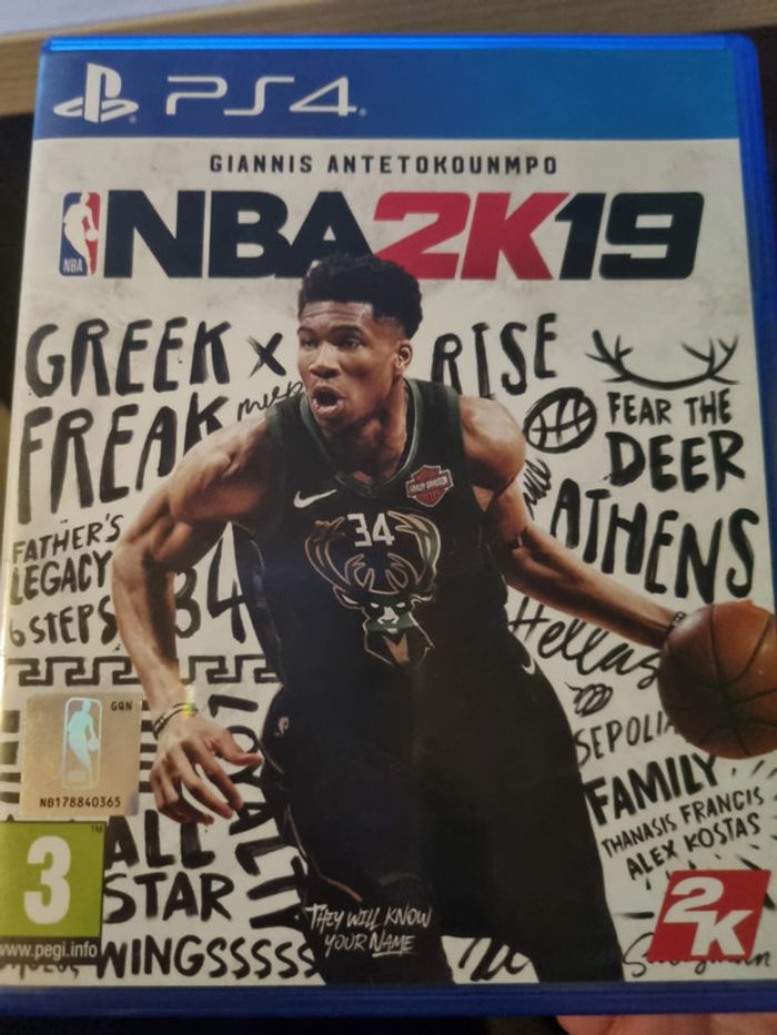 NBA2K19 jeu de basket Ps4