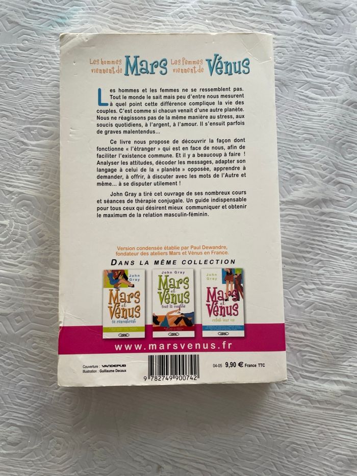 Livre les hommes de mars et femme de Vénus - photo numéro 2
