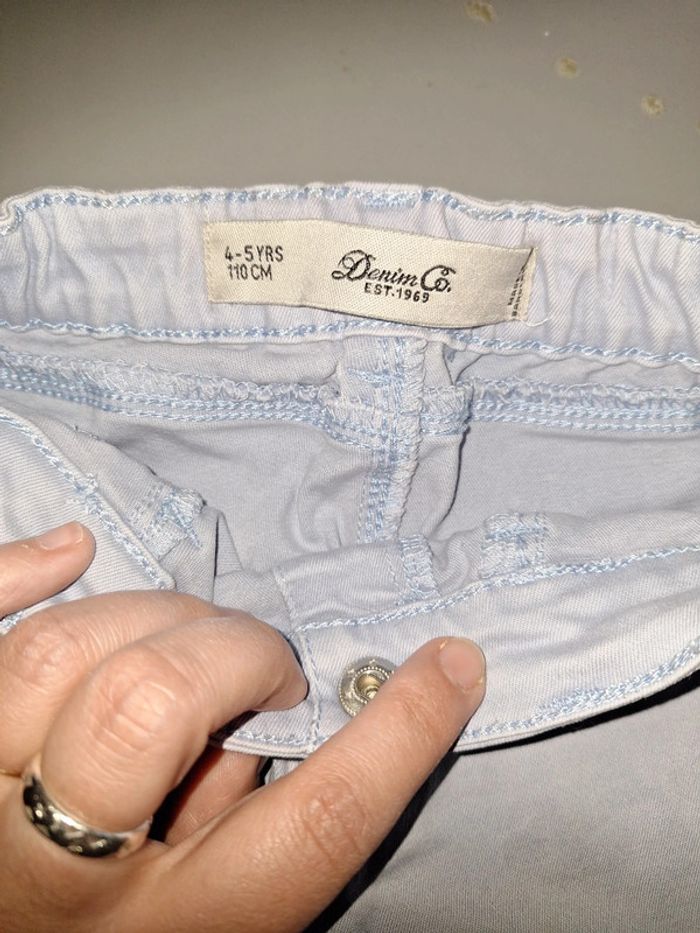 Pantalon 5 ans Bleu ciel - photo numéro 5