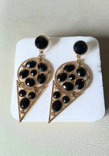 Boucles d'oreilles longues fantaisie