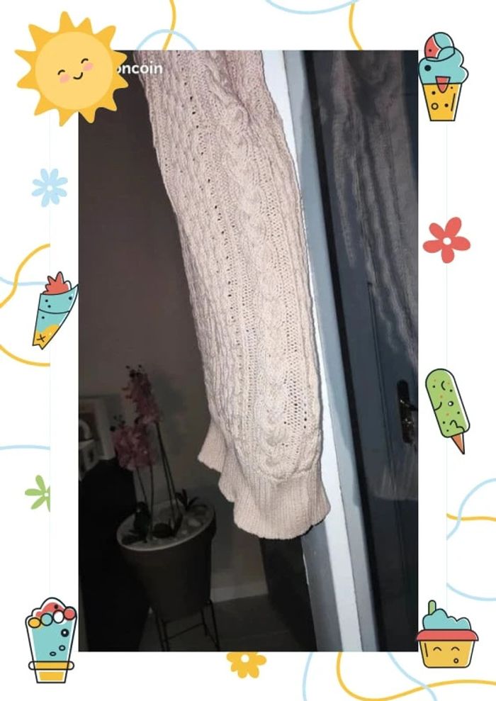 Pull torsadé Zara taille L 40 - photo numéro 5