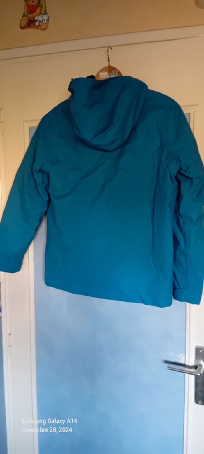 Blouson coupe vent doublé tribord bleu garçon 12 ans décathlon - photo numéro 5