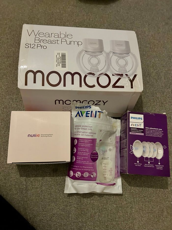 Tire-lait momcozy S12 pro + accessoires