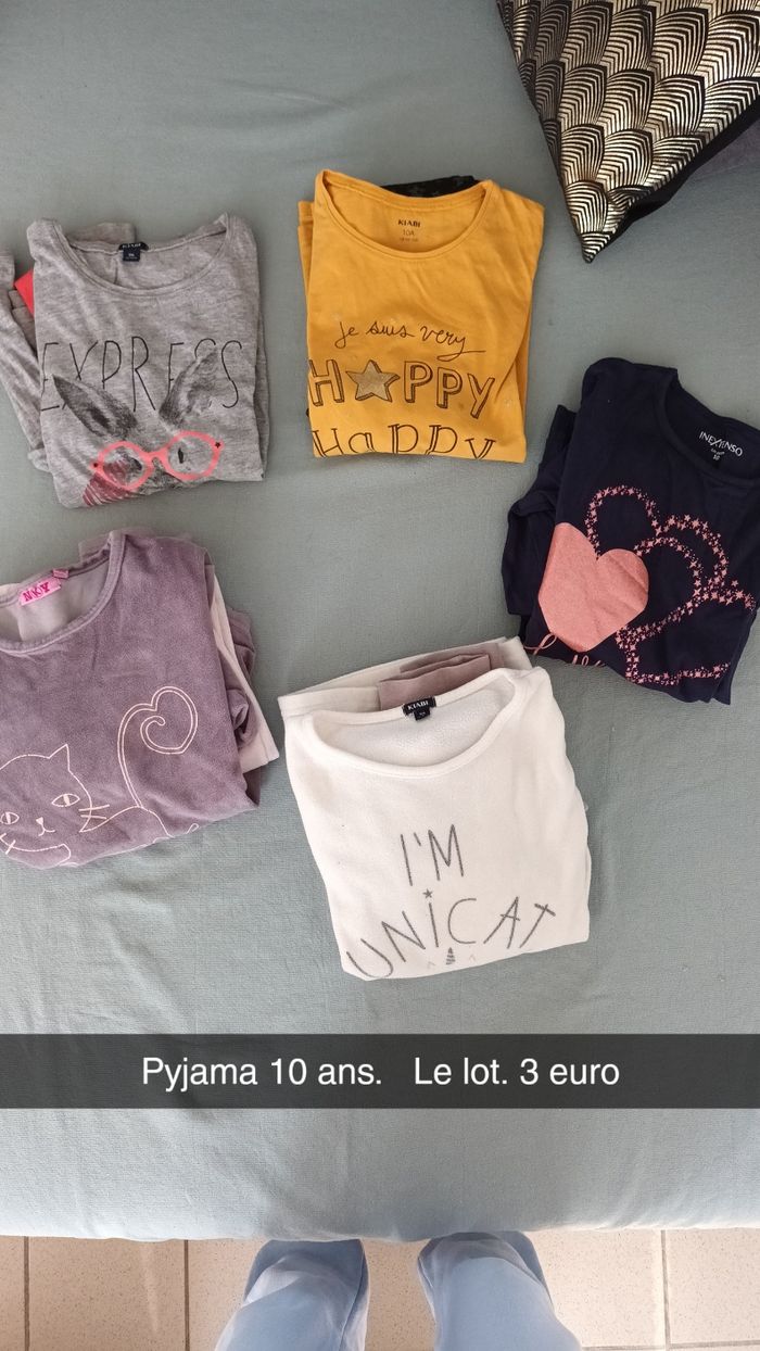Pyjama fille 10 ans