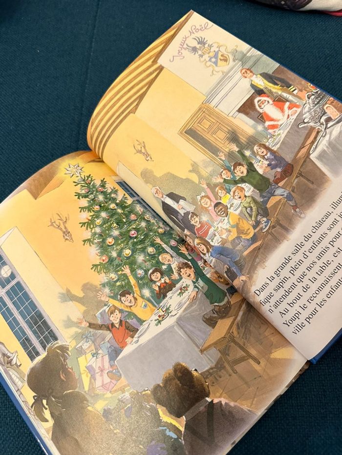 Le Noël de Caroline livre bleu vintage rare édition album bd Pierre Probst - photo numéro 5