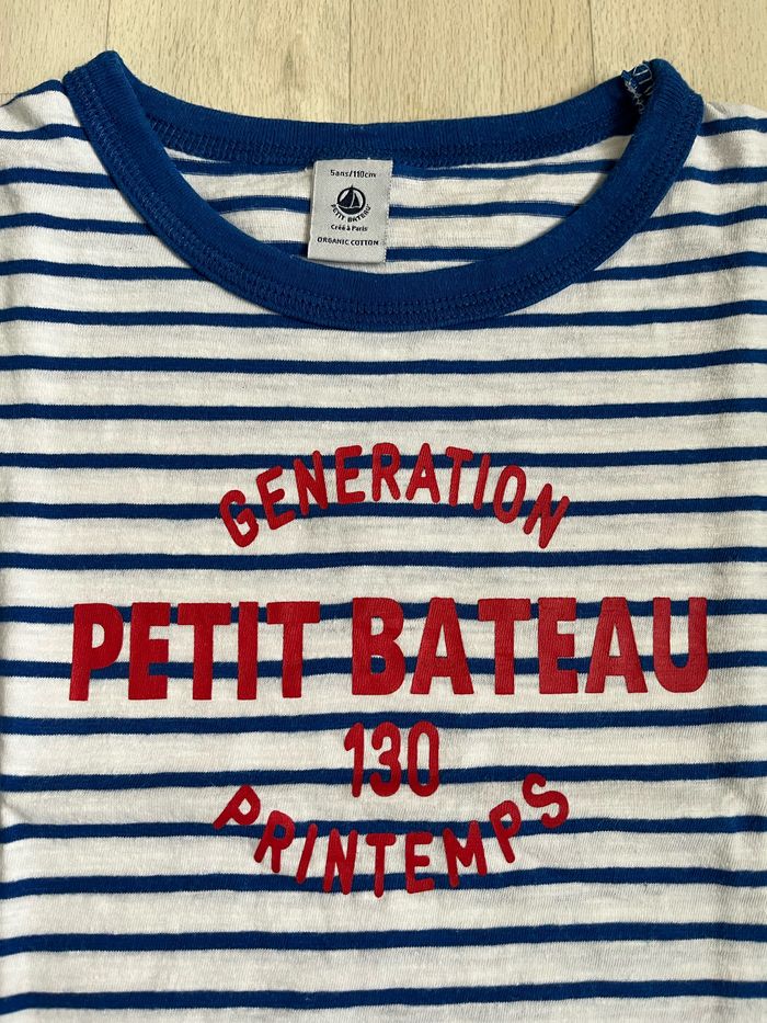 T-shirt enfant Petit Bateau 5 ans - photo numéro 4