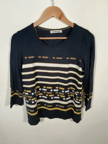 C21 sweat marine Christine Laure 38
