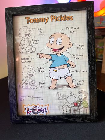 Cadre illustré – Tommy Cornichon | Les Razmoket