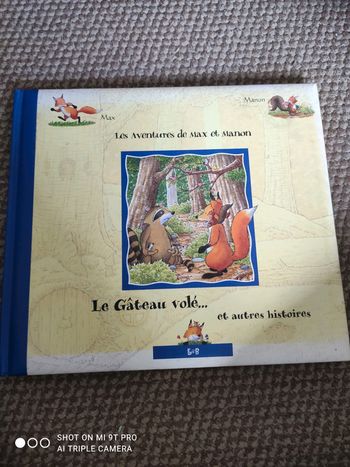 Joli livre les aventures de Max et Manon
