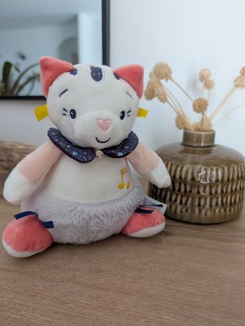 Peluche musicale chat