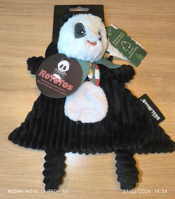 Doudou panda neuf les deglingos 