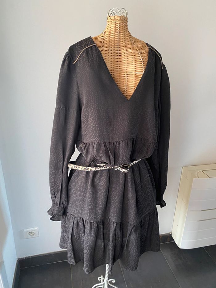 Robe baby doll Camaïeu noire taille 38 - photo numéro 16