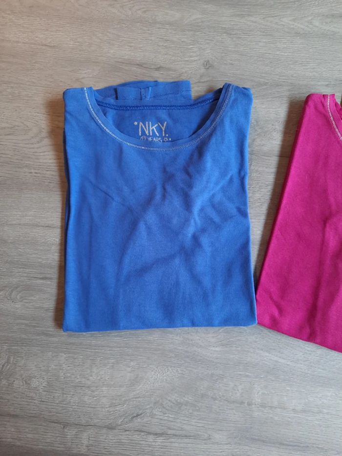 Lot de 2 T-shirts manches longues 12 ans - photo numéro 2