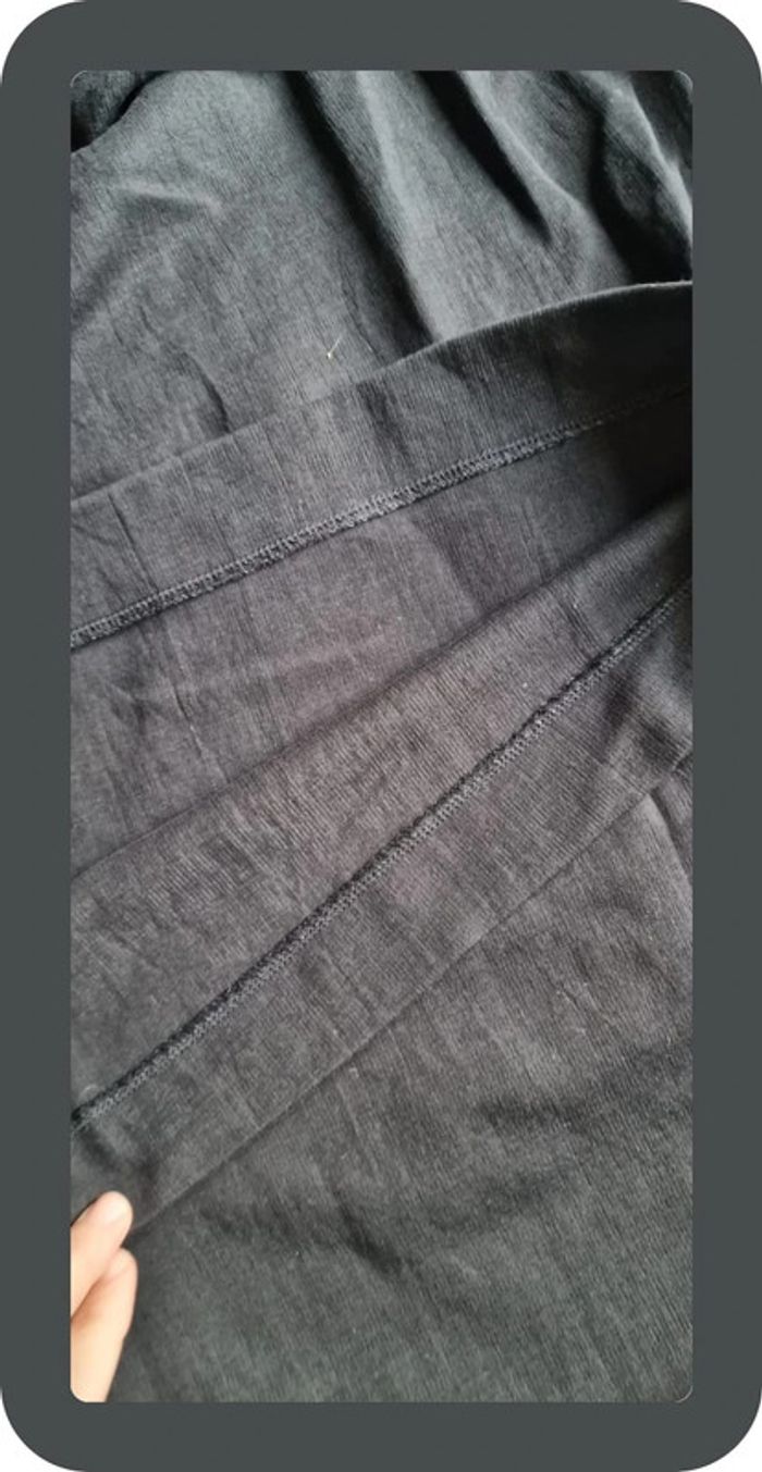 Robe T-shirt COS a col cheminée asymétrique et manches courtes taille S - photo numéro 9