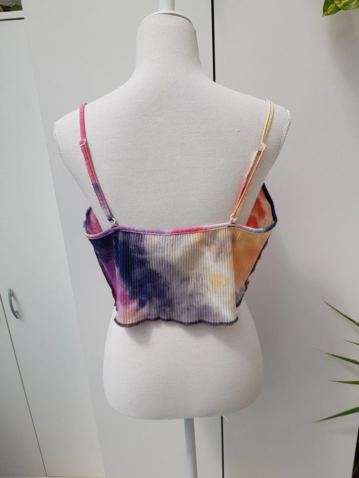 Débardeur Caraco Top Tie Dye Multicolore - photo numéro 6