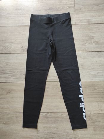Legging de sport Adidas noir et blanc