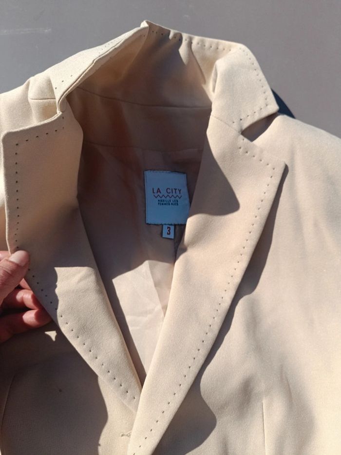 Blazer beige - photo numéro 3