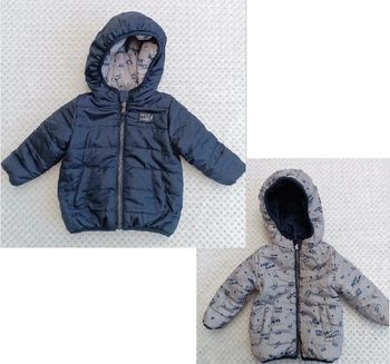 🔸 Doudoune fine réversible Baby by Gémo - 6 mois 🔸