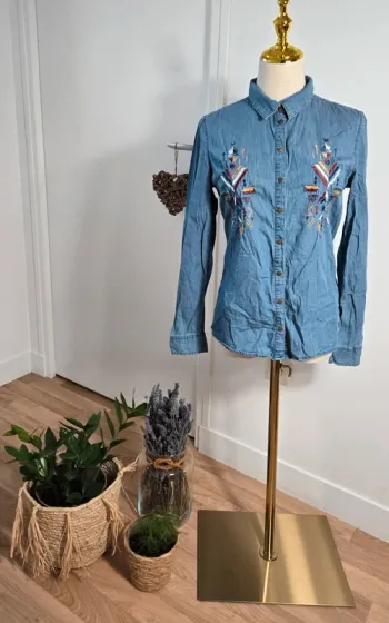 Chemise en jeans Camaïeu taille S/36