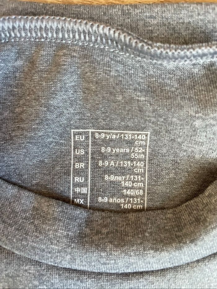 T-shirt basket gris 8/9 ans - photo numéro 2