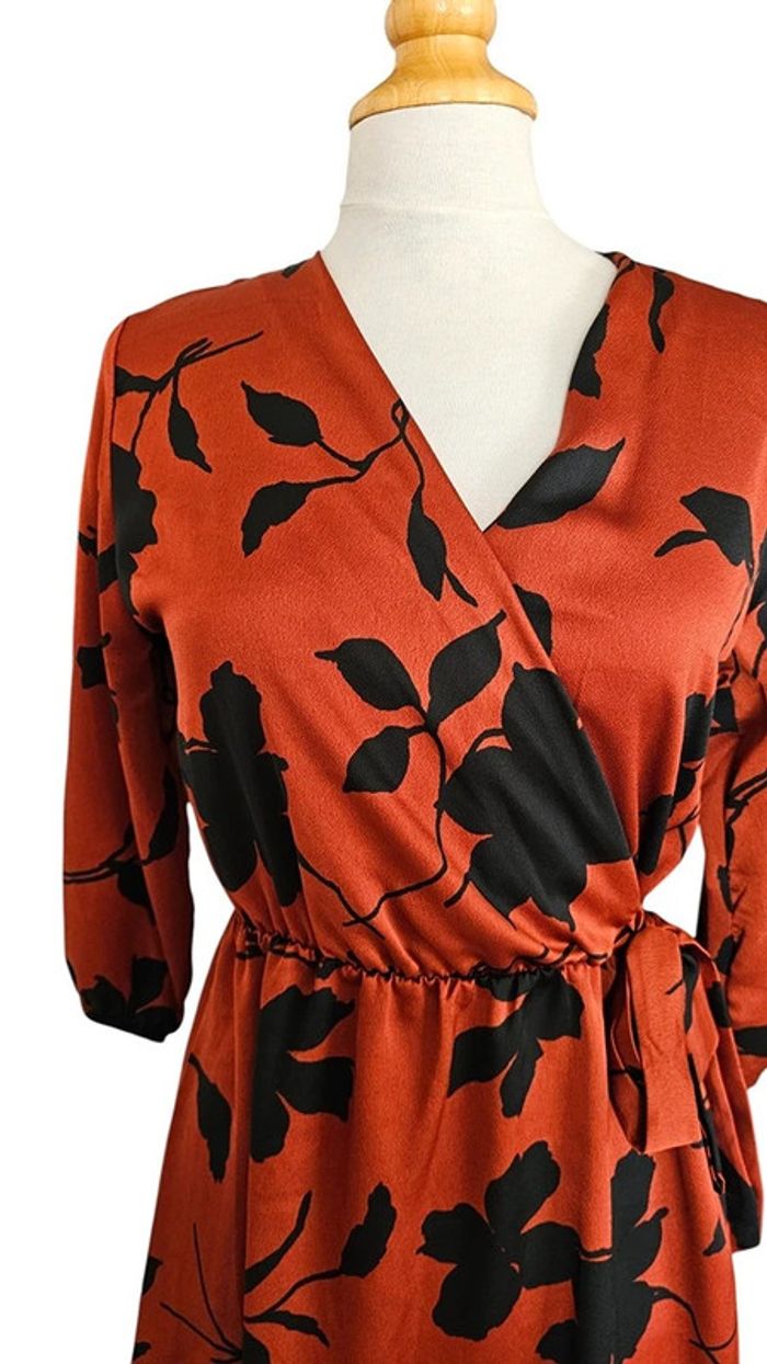 Robe longue Minsk – M – Brique et Noir – État : Excellent - photo numéro 2