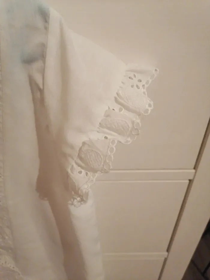 Blouse borderie anglaise vintage - photo numéro 5