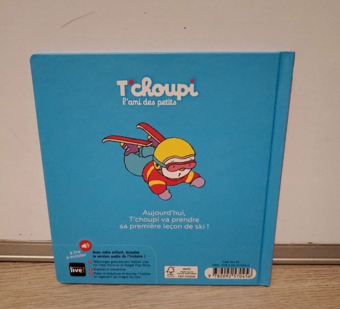 Livre T'choupi fait du ski - photo numéro 2