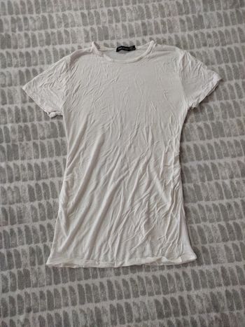 Tee-shirt manches courtes blanc Boohoo taille 38