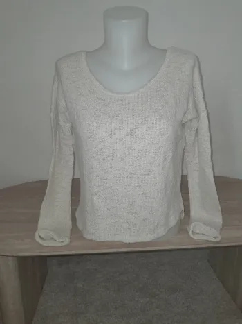 Pull beige brillant 💫Jennyfer 💫Taille 38-M