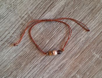 Bracelet neuf marron réglable