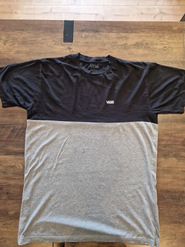 T-shirt vans noir gris taille M classic fit - photo numéro 3