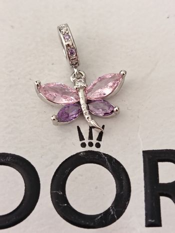 Charm libellule en argent s925 