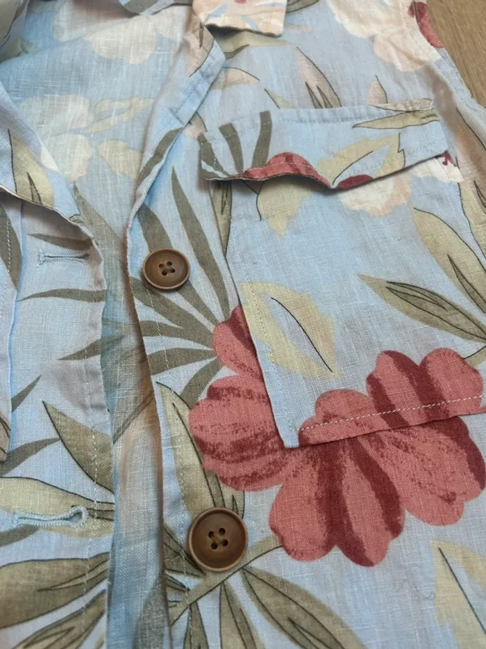 Chemise sans manches en lin - photo numéro 3