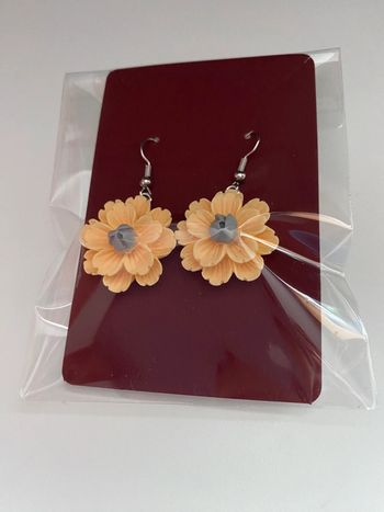 Idée cadeau Noël - Très jolies boucles d’oreille fleurs