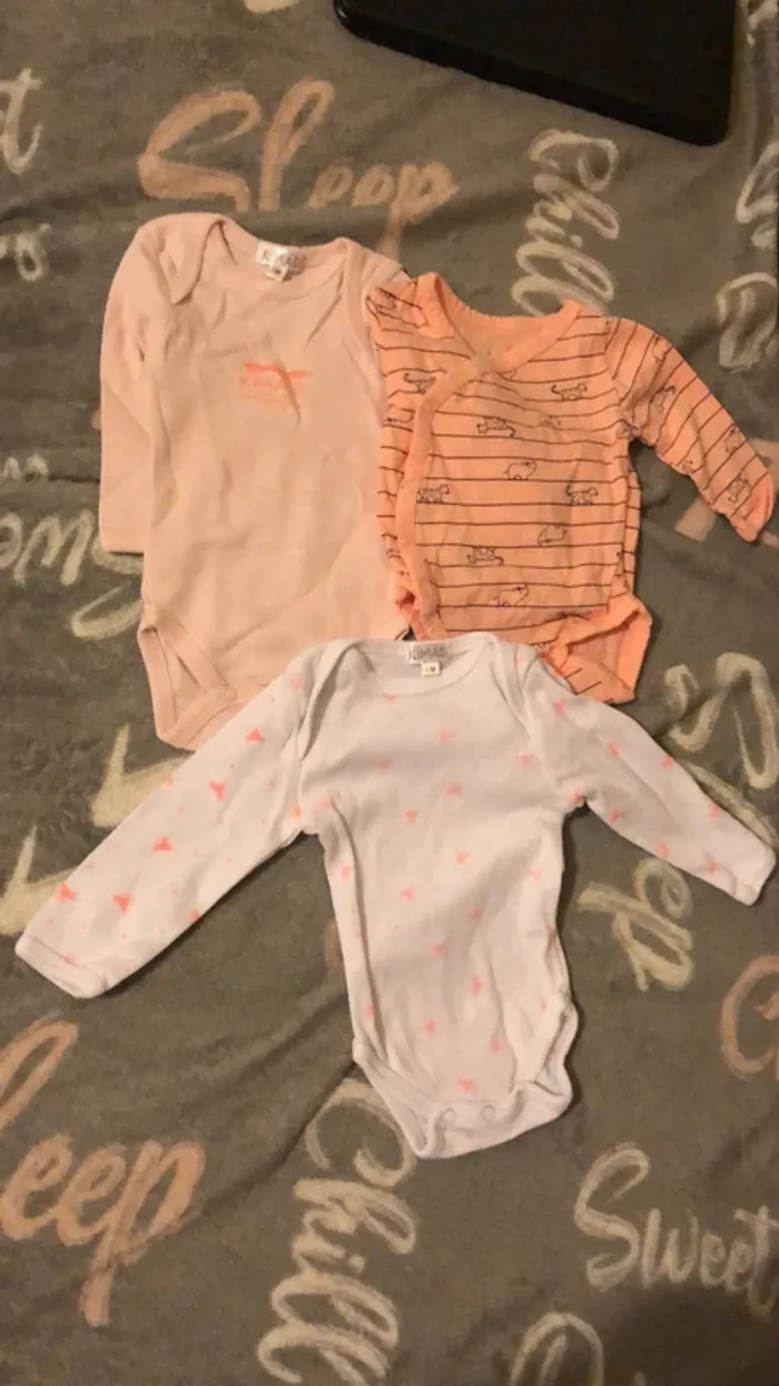 Lot de 3 body