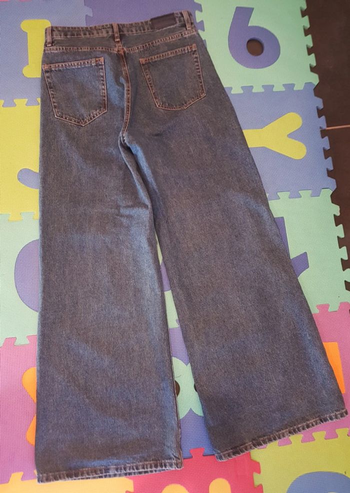 Pantalon jean large Stradivarius taille 40 - photo numéro 6