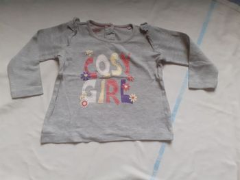 Sweet gris motif écriture couleurs