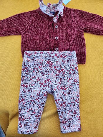 Ensemble sergent major bébé fille